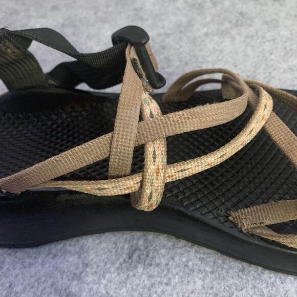 Chaco Women's ZX/2 Cloud Sandal, Tan Straps, Toe Loop, Size 10, Hiking Outdoor - Picture 8 of 10